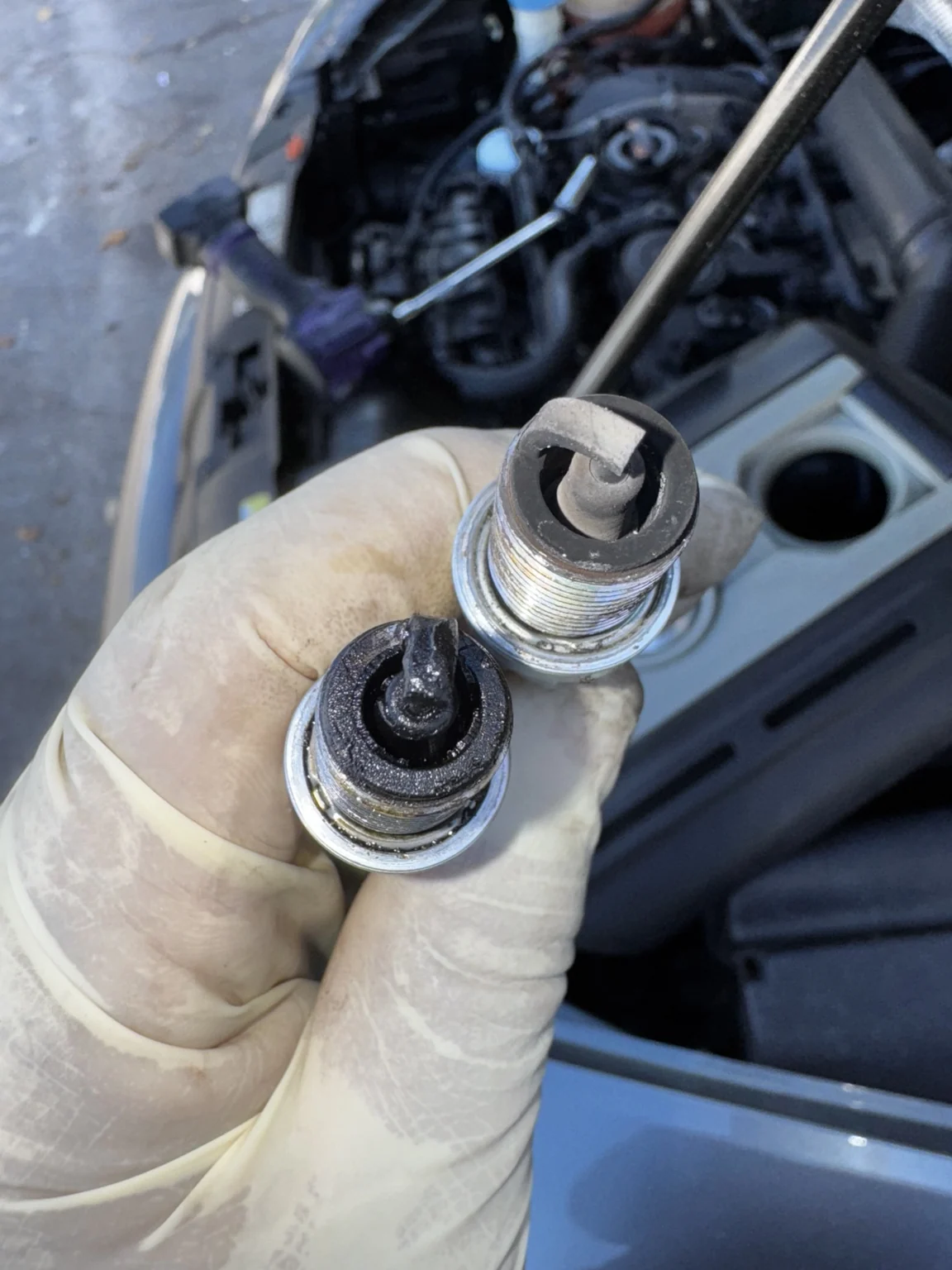 Spark plug inspection